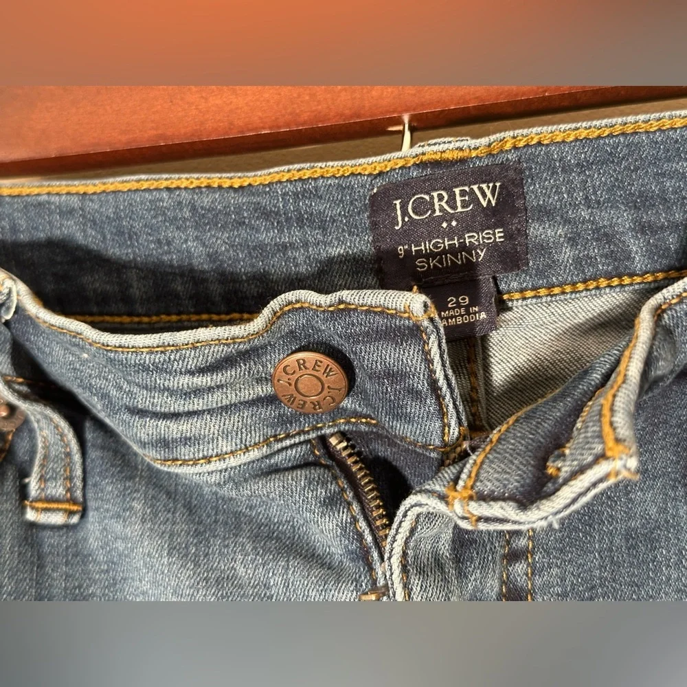 J.Crew High Rise Skinny Jeans Women’s 29x26 Dark Wash